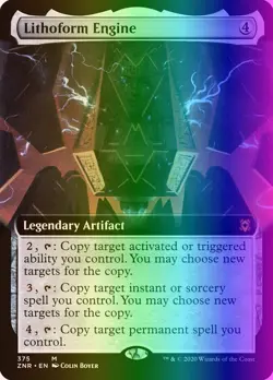 MTG Magic the Gathering Lithoform Engine (375/493) Zendikar Rising LP FOIL - Image 1