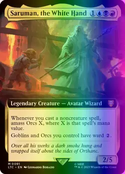Saruman, the White Hand (91/626) LTC LP FOIL - Image 1