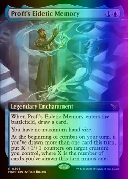 MTG Proft's Eidetic Memory (396/499) Murders at Karlov Manor LP FOIL - Image 1