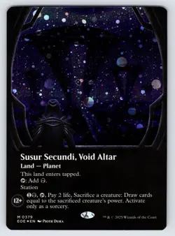 Susur Secundi, Void Altar Borderless Galaxy Foil | Edge of Eternities - Image 1