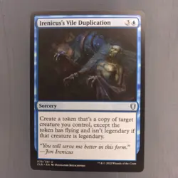 Irenicus's Vile Duplication CLB #78 NM/M MTG Unplayed - Image 1