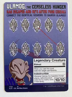 Ulamog, The Ceaseless Hunger *Non-Foil* BORDERLESS SECRET LAIR NM/MT Comb Ship - Image 2