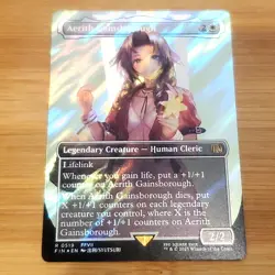 1x Aerith Gainsborough, Surge Foil 0519, Final Fantasy, Magic MTG NM - Image 1