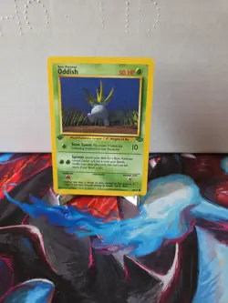 Pokemon TCG Oddish Jungle 1st Edition Common Card 58/64, Regular - Image 1