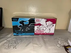 Pokemon Scarlet and Violet Black Bolt/White Flare Pokemon Center ETBs SEALED NEW - Image 1