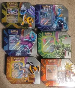 Pokemon TCG Paradox Destinies Tins Set of ALL 6 Tins (30 Total Packs) - Image 2
