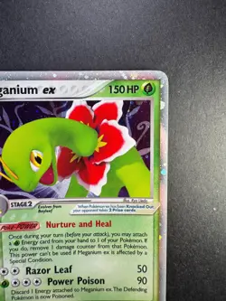 2005 Pokemon Meganium EX Unseen Forces Holo 106/115 - Image 3