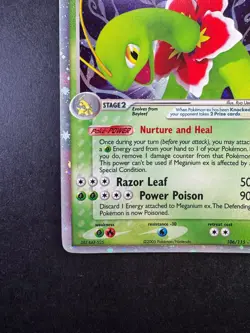 2005 Pokemon Meganium EX Unseen Forces Holo 106/115 - Image 4