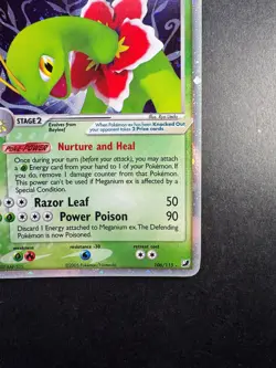 2005 Pokemon Meganium EX Unseen Forces Holo 106/115 - Image 5