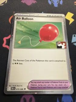 Pokemon TCG Prize Pack Series 8 - Air Balloon Holofoil- 079/086 - SV: Black Bolt - Image 1