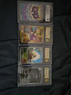 POKEMON Alolan Dugtrio, Palafin, Crobat, Pecharunt CGC 10/9 SLABS - Image 1