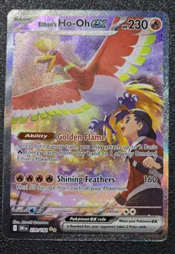 Pokemon Ethan's Ho-Oh ex 230/182 Destined Rivals Special Illustration Rare - Image 1