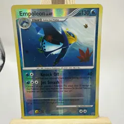 Pokemon EMPOLEON 26/127 REVERSE HOLO RARE | LP Light Play | Platinum | 2009 - Image 1