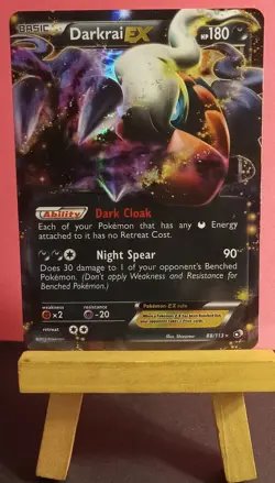 Pokemon TCG Darkrai EX 88/113 Legendary Treasures Ultra Rare Holo NM-/LP+ - Image 3