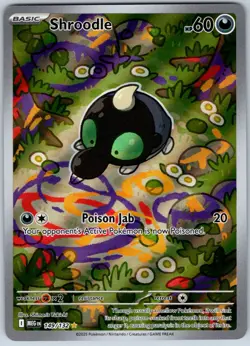 Pokemon TCG Shroodle 149/132 Mega Evolutions Illustration Rare Pack Fresh - Image 1