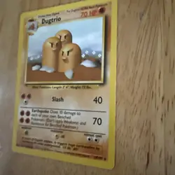 Pokemon TCG Dugtrio 19/102 - Rare Unlimited - Base Set Unlimited LP 1999 Wizards - Image 2