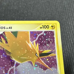 SWIRL Zapdos 14/100 English DPBP#176 Majestic Dawn Holo (LP) Pokemon TCG Rare - Image 3