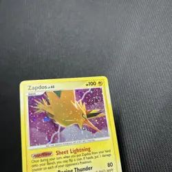 SWIRL Zapdos 14/100 English DPBP#176 Majestic Dawn Holo (LP) Pokemon TCG Rare - Image 4