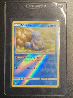 Squirtle Reverse Holo 22/181 Pokemon TCG Sun & Moon Team Up Reverse Holo NM - Image 3