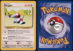 Porygon 39/102 Uncommon Base Set 1999-2000 (4th Edition) Pokemon NM - Image 1
