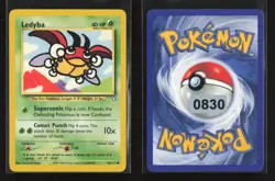 Ledyba 63/111 Common Neo Genesis Pokemon LP - Image 1