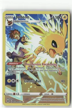 Pokemon Jolteon Ultra Rare SWSH09: Brilliant Stars Trainer Gallery TG04/TG30 - Image 1