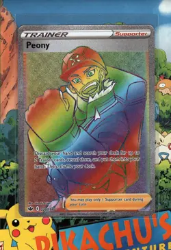 Pokemon TCG Peony 220/198 Chilling Reign Secret Rare NM/M - Image 1
