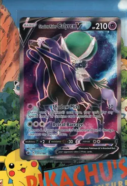 Pokemon TCG Shadow Rider Calyrex v Full Art 171/198 Chilling Reign NM/M - Image 1