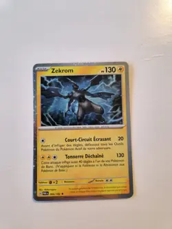 Carte Pokemon HOLO COSMO Zekrom 066/182 PAR Faille Paradoxe FR NEUF - Image 1