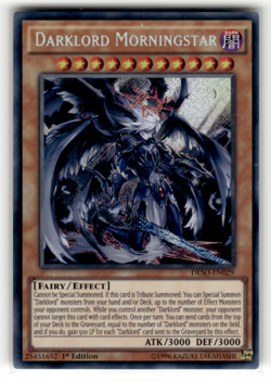 Darklord Morningstar DESO-EN029 Secret Rare Destiny Soldiers LP - Image 1