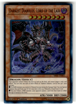 Darkest Diabolos, Lord of the Lair SR06-EN001 1st Edition Ultra Rare Structure D - Image 1