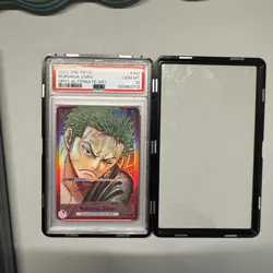 2022 ONE PIECE OP01-ROMANCE DAWN ALTERNATE ART #001 RORONOA ZORO PSA 10 - Image 3