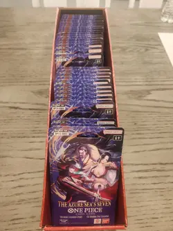 LOT of (20) OP-14 Sleeved Booster Packs Of One Piece TCG The Azure Sea's Seven - Image 1