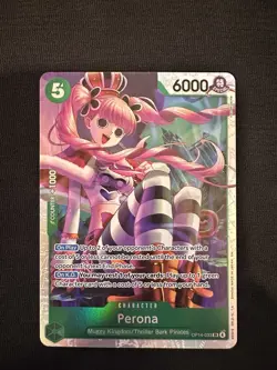 One Piece TCG English Perona OP14-033 SR The Azure Sea's Seven (OP14) - Image 1