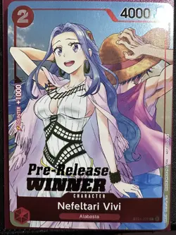 Nefeltari Vivi (OP-03 Pre-Release Tournament) [Winner] ST01-009 One Piece... - Image 1