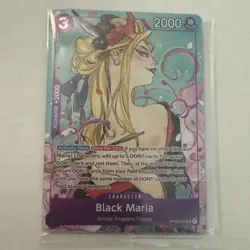Black Maria OP08-074 SR Full Art Promo - One Piece Illustration Box Vol. 2 PROMO - Image 1