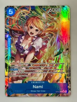 One Piece OP-11 Nami OP11-054 Alt Art A Fist Of Divine Speed Foil - NM/Mint - Image 1