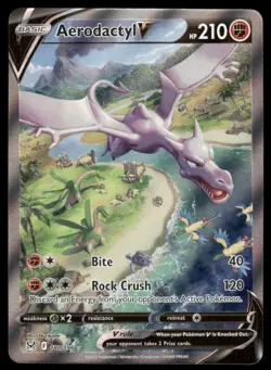 Pokemon Cards Aerodactyl V 180/196 Lost Origin Rare Ultra NM *4 - Image 1