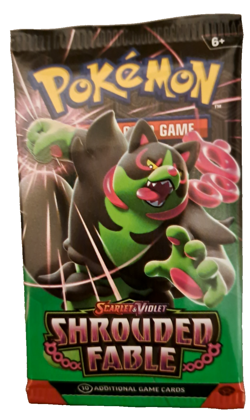 Pokemon Scarlet & Violet Shrouded Fable Booster Pack Sealed 10 cards - Image 1