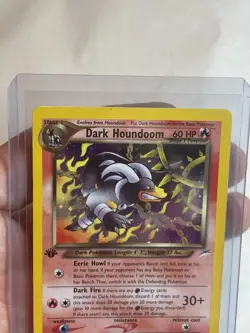 Pokemon Card - Dark Houndoom 1st Edition Neo Destiny 7/105 Holo Rare MP - Image 2