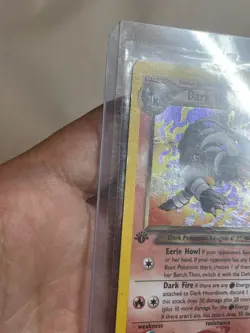 Pokemon Card - Dark Houndoom 1st Edition Neo Destiny 7/105 Holo Rare MP - Image 3
