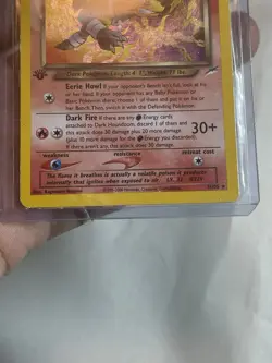Pokemon Card - Dark Houndoom 1st Edition Neo Destiny 7/105 Holo Rare MP - Image 4