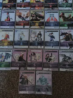 Final Fantasy Opus III 3 Card Bundle No Duplicates TCG 62 Different Cards - Image 5