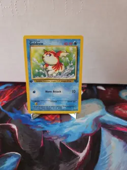 Pokemon TCG Goldeen Jungle Card 53/64 Regular Common 1st Edition - Image 1