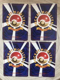Dark Rattata Raticate No.050 051 x4 Japanese Pokemon Cards Rocket Base Set LP/MP - Image 2