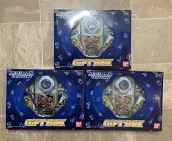 LOT OF 3 Bandai Digimon TCG Gift Box Set 2021 Booster Pack Trading Card Game NEW - Image 1