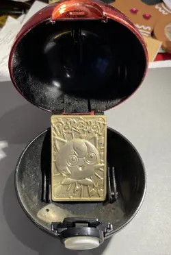 1999 Nintendo Pokemon Jigglypuff Burger King 23k Gold Plated Trading Card - Image 1