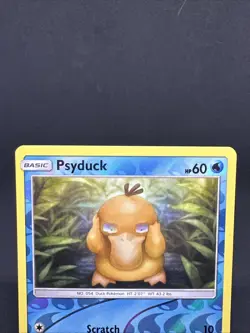 Pokemon TCG Psyduck 40/236 Cosmic Eclipse Sun & Moon Reverse Holo Card - Image 3