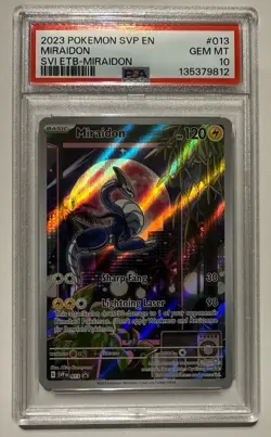 Pokemon TCG Miraidon 13 Scarlet & Violet Promo Card PSA 10 Gem Mint - Image 1