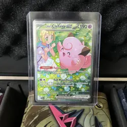 Pokemon TCG Lillie's Clefairy EX Journey Together Sir Card 184/159 - Image 1